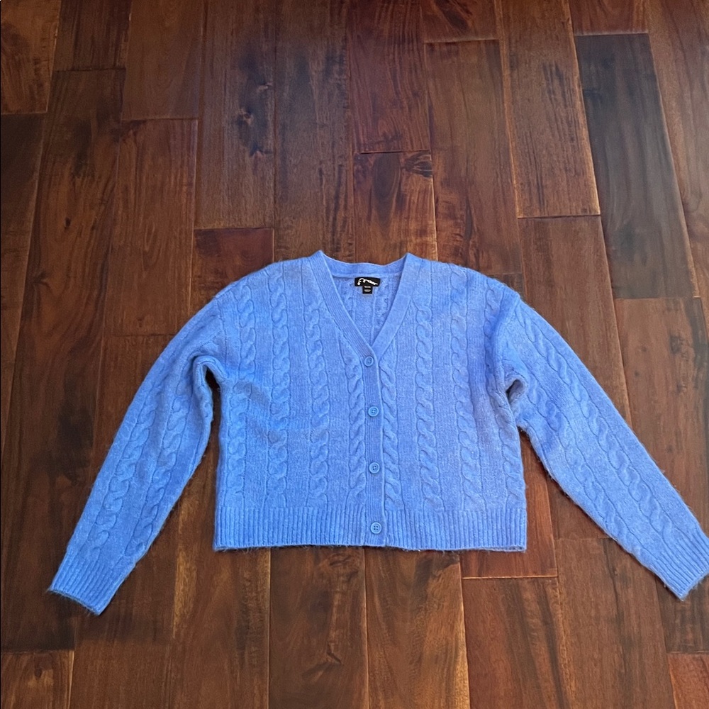Art Class Soft Blue Knit Sweater Girls Size 7/8